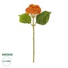 GloboStar® Artificial Garden ORANGE SEDUM BRANCH 21338 Τεχνητό Διακοσμητικό Κλαδί Πορτοκαλί Σέδο Y38cm