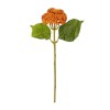 GloboStar® Artificial Garden ORANGE SEDUM BRANCH 21338 Τεχνητό Διακοσμητικό Κλαδί Πορτοκαλί Σέδο Y38cm