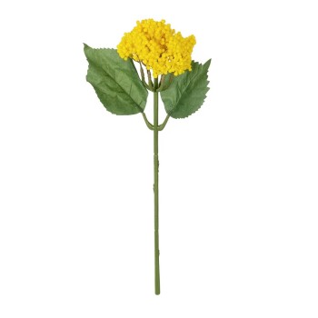 GloboStar® Artificial Garden YELLOW SEDUM BRANCH 21342 Τεχνητό Διακοσμητικό Κλαδί Κίτρινο Σέδο Y38cm