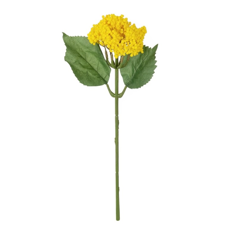 GloboStar® Artificial Garden YELLOW SEDUM BRANCH 21342 Τεχνητό Διακοσμητικό Κλαδί Κίτρινο Σέδο Y38cm