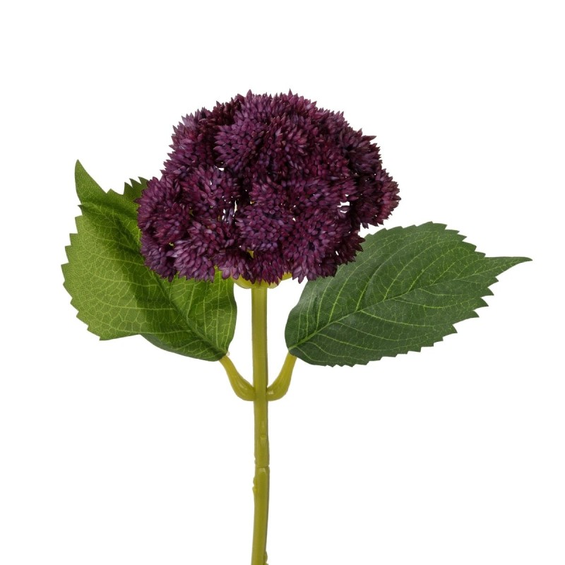 GloboStar® Artificial Garden HOT PINK SEDUM BRANCH 21344 Τεχνητό Διακοσμητικό Κλαδί Ροζ Σέδο Y38cm