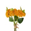 GloboStar® Artificial Garden ORANGE SEDUM BOUQUET 21346 Τεχνητό Διακοσμητικό Μπουκέτο Πορτοκαλί Σέδο Y30cm