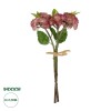 GloboStar® Artificial Garden HOT PINK SEDUM BOUQUET 21347 Τεχνητό Διακοσμητικό Μπουκέτο Ροζ Σέδο Y30cm