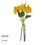 GloboStar® Artificial Garden YELLOW SEDUM BOUQUET 21348 Τεχνητό Διακοσμητικό Μπουκέτο Κίτρινο Σέδο Y30cm