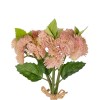 GloboStar® Artificial Garden SALMON PINK SEDUM BOUQUET 21350 Τεχνητό Διακοσμητικό Μπουκέτο Ροζ Σέδο Y30cm