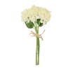 GloboStar® Artificial Garden WHITE HYACINTH BOUQUET 21351 Τεχνητό Διακοσμητικό Μπουκέτο Λευκός Υάκυνθος Y30cm