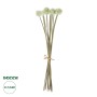 GloboStar® Artificial Garden WHITE DANDELION BOUQET 21358 Τεχνητό Διακοσμητικό Ταραξάκο Μπουκέτο Y54cm