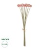 GloboStar® Artificial Garden PINK DANDELION BOUQET 21359 Τεχνητό Διακοσμητικό Ταραξάκο Μπουκέτο Y54cm