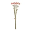 GloboStar® Artificial Garden PINK DANDELION BOUQET 21359 Τεχνητό Διακοσμητικό Ταραξάκο Μπουκέτο Y54cm