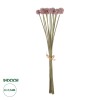 GloboStar® Artificial Garden PURPLE DANDELION BOUQET 21360 Τεχνητό Διακοσμητικό Ταραξάκο Μπουκέτο Y54cm