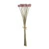 GloboStar® Artificial Garden PURPLE DANDELION BOUQET 21360 Τεχνητό Διακοσμητικό Ταραξάκο Μπουκέτο Y54cm