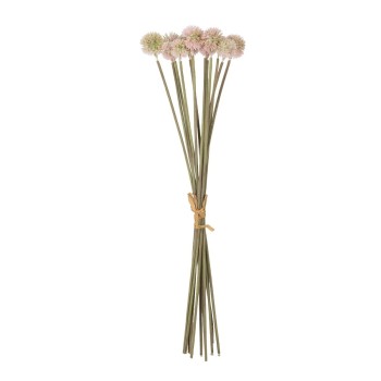 GloboStar® Artificial Garden PALE PINK DANDELION BOUQET 21361 Τεχνητό Διακοσμητικό Ταραξάκο Μπουκέτο Y54cm
