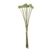 GloboStar® Artificial Garden PALE GREEN DANDELION BOUQET 21362 Τεχνητό Διακοσμητικό Ταραξάκο Μπουκέτο Y54cm