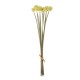 GloboStar® Artificial Garden PALE YELLOW DANDELION BOUQET 21363 Τεχνητό Διακοσμητικό Ταραξάκο Μπουκέτο Y54cm