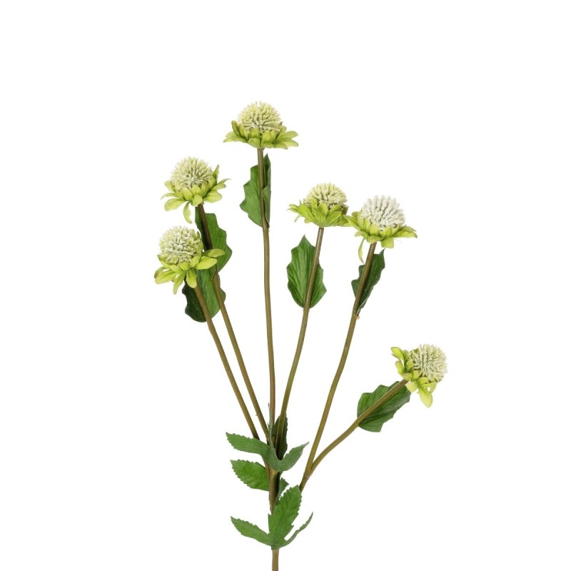 GloboStar® Artificial Garden GREEN IRON THREAD BRANCH 21372 Τεχνητό Διακοσμητικό Κλαδί Πράσινο Ασπιδίστρα  Y57cm