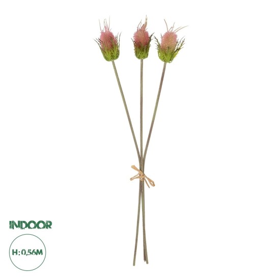 GloboStar® Artificial Garden PINK VELVET FRUIT BOUQET 21377 Τεχνητό Διακοσμητικό Μπουκέτο Βερμπάσκο Y56cm GloboStar® Artificial Garden PINK VELVET FRUIT BOUQET 21377 Τεχνητό Διακοσμητικό Μπουκέτο Βερμπάσκο Y56cm
