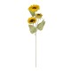 GloboStar® Artificial Garden YELLOW SUNFLOWER BRANCH 21380 Τεχνητό Διακοσμητικό Κλαδί Ηλιοτρόπιο Κίτρινο Y90cm GloboStar® Artificial Garden YELLOW SUNFLOWER BRANCH 21380 Τεχνητό Διακοσμητικό Κλαδί Ηλιοτρόπιο Κίτρινο Y90cm