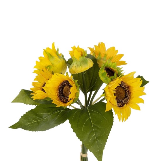 GloboStar® Artificial Garden YELLOW SUNFLOWER BRANCH 21386 Τεχνητό Διακοσμητικό Μπουκέτο Ηλιοτρόπιο Κίτρινο Y37cm GloboStar® Artificial Garden YELLOW SUNFLOWER BRANCH 21386 Τεχνητό Διακοσμητικό Μπουκέτο Ηλιοτρόπιο Κίτρινο Y37cm