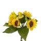 GloboStar® Artificial Garden YELLOW SUNFLOWER BRANCH 21386 Τεχνητό Διακοσμητικό Μπουκέτο Ηλιοτρόπιο Κίτρινο Y37cm GloboStar® Artificial Garden YELLOW SUNFLOWER BRANCH 21386 Τεχνητό Διακοσμητικό Μπουκέτο Ηλιοτρόπιο Κίτρινο Y37cm