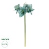 GloboStar® Artificial Garden SKY BLUE KAFFIR LILY BRANCH 21389 Τεχνητό Διακοσμητικό Κλαδί Μπλέ Κρίνο Y72cm