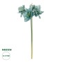 GloboStar® Artificial Garden SKY BLUE KAFFIR LILY BRANCH 21389 Τεχνητό Διακοσμητικό Κλαδί Μπλέ Κρίνο Y72cm