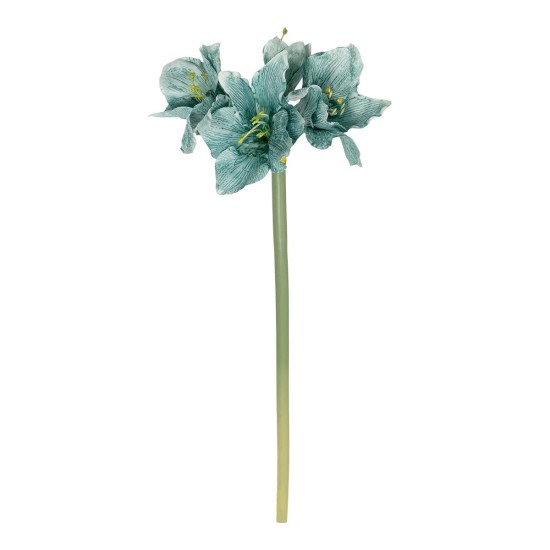 GloboStar® Artificial Garden SKY BLUE KAFFIR LILY BRANCH 21389 Τεχνητό Διακοσμητικό Κλαδί Μπλέ Κρίνο Y72cm GloboStar® Artificial Garden SKY BLUE KAFFIR LILY BRANCH 21389 Τεχνητό Διακοσμητικό Κλαδί Μπλέ Κρίνο Y72cm
