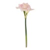 GloboStar® Artificial Garden PINK KAFFIR LILY BRANCH 21390 Τεχνητό Διακοσμητικό Κλαδί Ροζ Κρίνο Y58cm