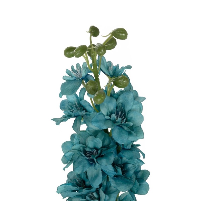 GloboStar® Artificial Garden BLUE DELPHINIUM FLOWER BRANCH 21394 Τεχνητό Διακοσμητικό Κλαδί Δελφίνιο Y48cm