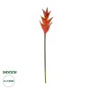 GloboStar® Artificial Garden RED PEACOCK BRANCH 21398 Τεχνητό Διακοσμητικό Κλαδί Κόκκινο πουλί του παραδείσου Y90cm