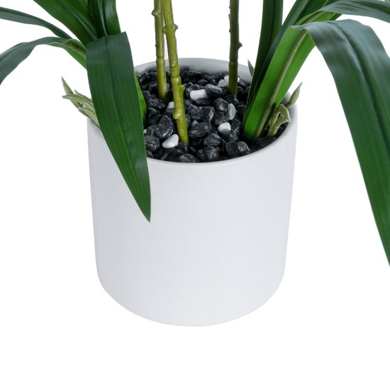 GloboStar® Artificial Garden YELLOW CHERRY CUMBIDIUM 21401 Διακοσμητικό Φυτό Κίτρινο Κυμβίδιο Υ60cm GloboStar® Artificial Garden YELLOW CHERRY CUMBIDIUM 21401 Διακοσμητικό Φυτό Κίτρινο Κυμβίδιο Υ60cm