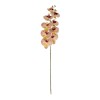 GloboStar® Artificial Garden PING SALMON ORCHID BRANCH 21405 Τεχνητό Διακοσμητικό Κλαδί  Ροζ Ορχιδέα Y95cm