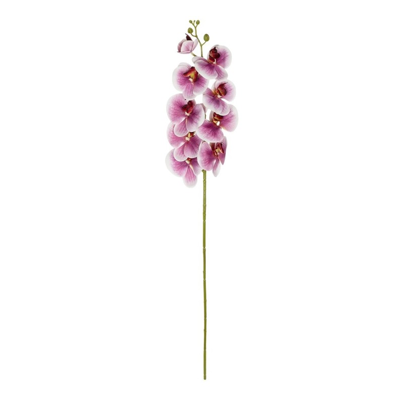 GloboStar® Artificial Garden PINK ORCHID BRANCH 21407 Τεχνητό Διακοσμητικό Κλαδί Ροζ Ορχιδέα Y95cm