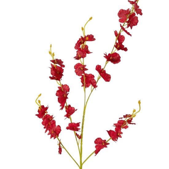 GloboStar® Artificial Garden RED DANCE ORCHID BRANCH 21413 Τεχνητό Διακοσμητικό Κλαδί Κόκκινη Ορχιδέα Y90cm GloboStar® Artificial Garden RED DANCE ORCHID BRANCH 21413 Τεχνητό Διακοσμητικό Κλαδί Κόκκινη Ορχιδέα Y90cm