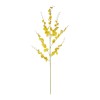 GloboStar® Artificial Garden YELLOW DANCE ORCHID BRANCH 21414 Τεχνητό Διακοσμητικό Κλαδί Κίτρινη Ορχιδέα Y110cm