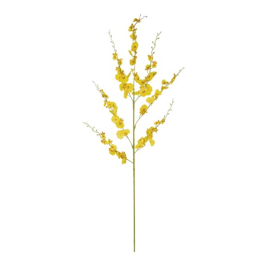 GloboStar® Artificial Garden YELLOW DANCE ORCHID BRANCH 21414 Τεχνητό Διακοσμητικό Κλαδί Κίτρινη Ορχιδέα Y110cm GloboStar® Artificial Garden YELLOW DANCE ORCHID BRANCH 21414 Τεχνητό Διακοσμητικό Κλαδί Κίτρινη Ορχιδέα Y110cm