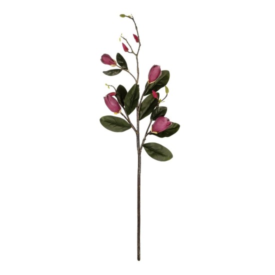 GloboStar® Artificial Garden DARK PING MAGNOLIA BRANCH 21421 Τεχνητό Διακοσμητικό Κλαδί Ροζ Μαγνόλια Y120cm GloboStar® Artificial Garden DARK PING MAGNOLIA BRANCH 21421 Τεχνητό Διακοσμητικό Κλαδί Ροζ Μαγνόλια Y120cm