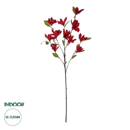 GloboStar® Artificial Garden RED MAGNOLIA BRANCH 21422 Τεχνητό Διακοσμητικό Κλαδί Κόκκινη Μαγνόλια Y86cm GloboStar® Artificial Garden RED MAGNOLIA BRANCH 21422 Τεχνητό Διακοσμητικό Κλαδί Κόκκινη Μαγνόλια Y86cm