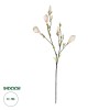 GloboStar® Artificial Garden CHAMPAGNE MAGNOLIA BRANCH 21423 Τεχνητό Διακοσμητικό Κλαδί Σαμπανί Μαγνόλια Y100cm