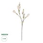 GloboStar® Artificial Garden CHAMPAGNE MAGNOLIA BRANCH 21423 Τεχνητό Διακοσμητικό Κλαδί Σαμπανί Μανόλια Y100cm