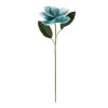 GloboStar® Artificial Garden BLUE MAGNOLIA BRANCH 21425 Τεχνητό Διακοσμητικό Κλαδί Μπλε Μαγνόλια Y80cm