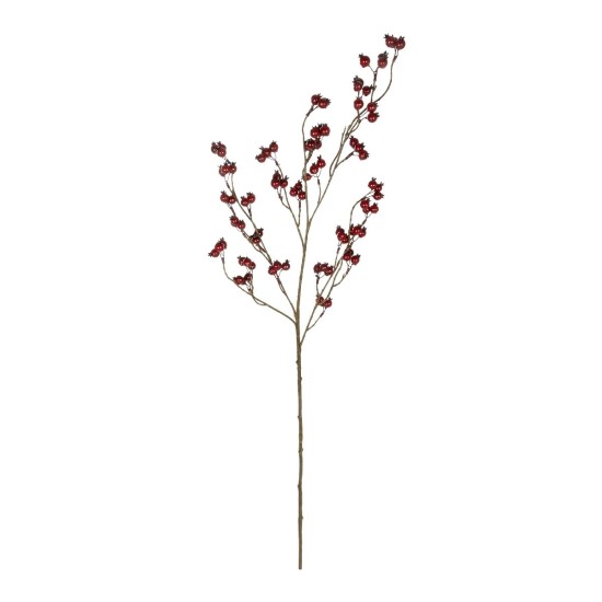 GloboStar® Artificial Garden RED HOLLY BERRIES FRUIT BRANCH 21428 Τεχνητό Διακοσμητικό Κλαδί Κόκκινο Γκί Y102cm GloboStar® Artificial Garden RED HOLLY BERRIES FRUIT BRANCH 21428 Τεχνητό Διακοσμητικό Κλαδί Κόκκινο Γκί Y102cm
