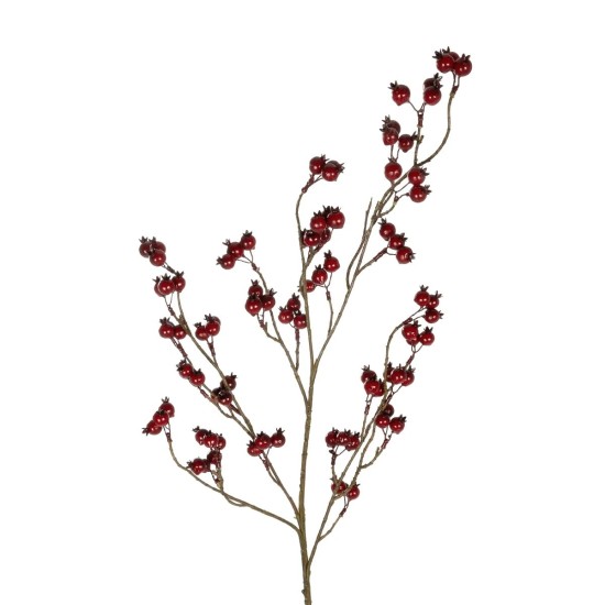 GloboStar® Artificial Garden RED HOLLY BERRIES FRUIT BRANCH 21428 Τεχνητό Διακοσμητικό Κλαδί Κόκκινο Γκί Y102cm GloboStar® Artificial Garden RED HOLLY BERRIES FRUIT BRANCH 21428 Τεχνητό Διακοσμητικό Κλαδί Κόκκινο Γκί Y102cm