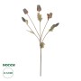 GloboStar® Artificial Garden POPPY FRUIT BRANCH 21432 Τεχνητό Διακοσμητικό Κλαδί Παπαρούνα Y62cm