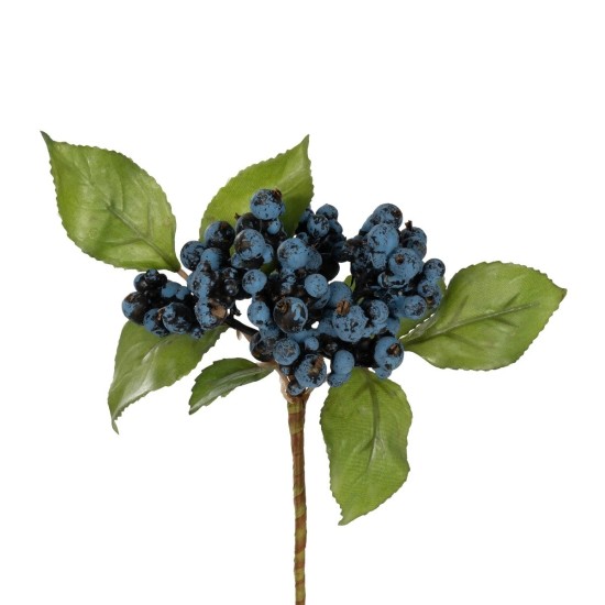 GloboStar® Artificial Garden BLUBERRIES FRUIT BRANCH 21434 Τεχνητό Διακοσμητικό Κλαδί Μπλε Μύρτιλο Y30cm GloboStar® Artificial Garden BLUBERRIES FRUIT BRANCH 21434 Τεχνητό Διακοσμητικό Κλαδί Μπλε Μύρτιλο Y30cm