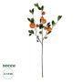 GloboStar® Artificial Garden ORANGE FRUIT BRANCH 21435 Τεχνητό Διακοσμητικό Κλαδί Πορτακαλιά Y83cm