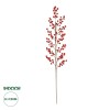 GloboStar® Artificial Garden RED BERRIES FRUIT BRANCH 21440 Τεχνητό Διακοσμητικό Κλαδί Κόκκινο Γκί Y96cm