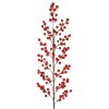 GloboStar® Artificial Garden RED BERRIES FRUIT BRANCH 21440 Τεχνητό Διακοσμητικό Κλαδί Κόκκινο Γκί Y96cm
