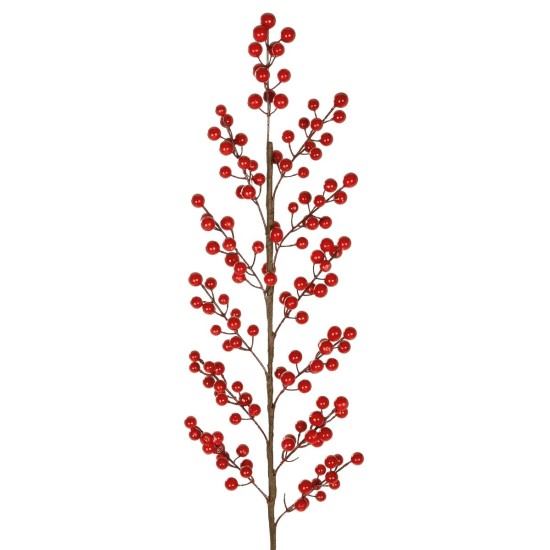 GloboStar® Artificial Garden RED BERRIES FRUIT BRANCH 21440 Τεχνητό Διακοσμητικό Κλαδί Κόκκινο Γκί Y96cm GloboStar® Artificial Garden RED BERRIES FRUIT BRANCH 21440 Τεχνητό Διακοσμητικό Κλαδί Κόκκινο Γκί Y96cm