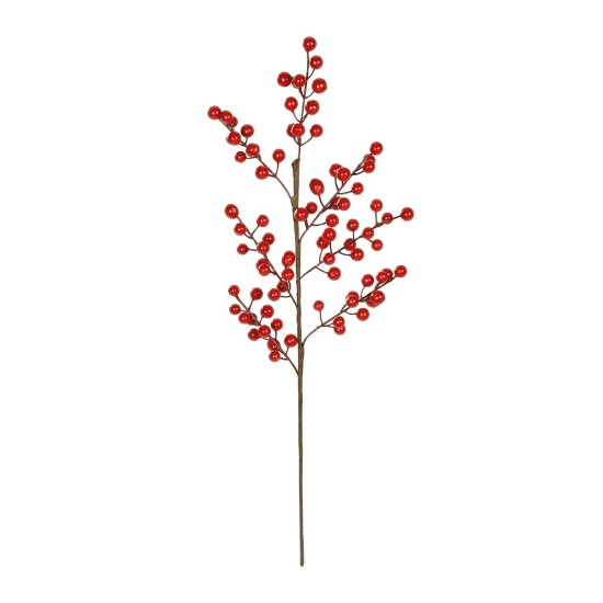 GloboStar® Artificial Garden RED BERRIES FRUIT BRANCH 21441 Τεχνητό Διακοσμητικό Κλαδί Κόκκινο Γκί Y66cm GloboStar® Artificial Garden RED BERRIES FRUIT BRANCH 21441 Τεχνητό Διακοσμητικό Κλαδί Κόκκινο Γκί Y66cm
