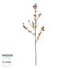 GloboStar® Artificial Garden ORANGE BERRIES FRUIT BRANCH 21444 Τεχνητό Διακοσμητικό Κλαδί Πορτοκαλί Γκί Y94cm